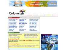 Tablet Screenshot of colorwize.com